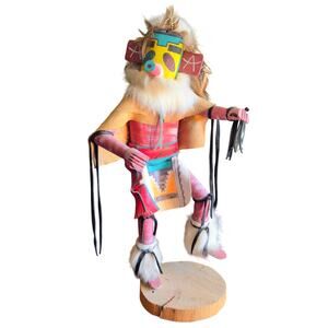 Vintage Kachina (Katsina) Doll-Corn Dancer 14" By BC Begay Signed